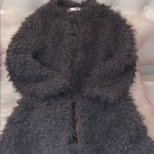 Ragdoll and Rockets Shaggy Girls Faux Fur Coat